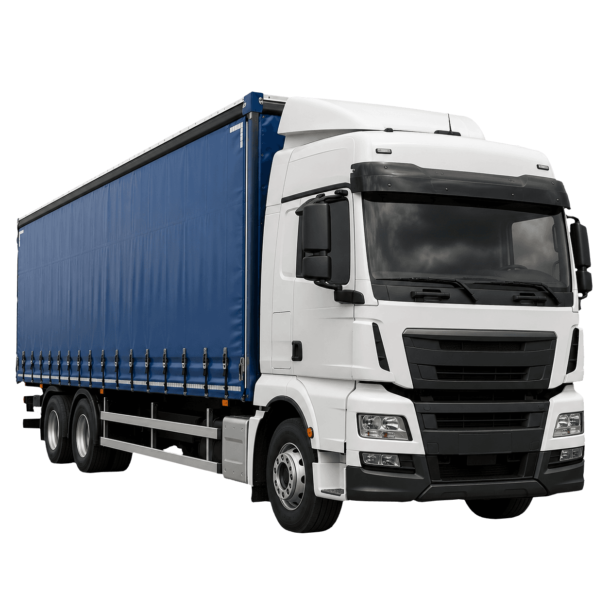 Twenty six tonne curtain side truck for larger freight work in Sheffield