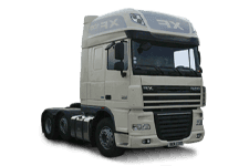 Forty four tonne sleeper truck for long-haul commercial work from Sheffield